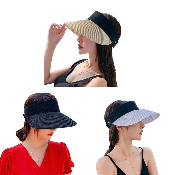 party hats women straw sun visor hat wide brim summer uv protection beach cap foldable packale korean style large breathable
party hats women straw sun visor hat wide brim summer uv protection beach cap foldable packale korean style large breathable