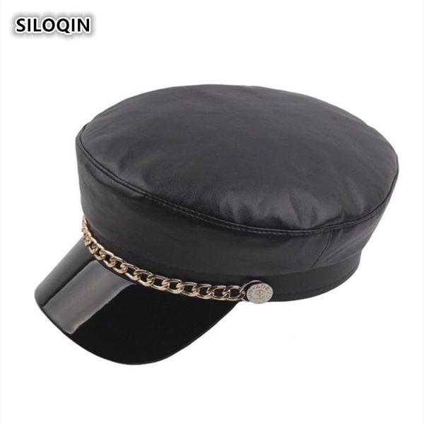 berets siloqin trend snapback elegant woman's military hats autumn winter fashion keep warm flat cap lady brand leisure tourism hat, Blue;gray
berets siloqin trend snapback elegant woman's military hats autumn winter fashion keep warm flat cap lady brand leisure tourism hat, Blue;gray