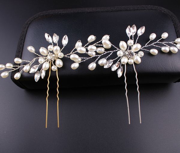 korean bridal handmade pearl crystal hairpin pin u-clip wedding headdress u-shaped fork, Slivery;golden
korean bridal handmade pearl crystal hairpin pin u-clip wedding headdress u-shaped fork, Slivery;golden