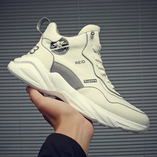 high sports men's sho spring leather breathable fashion casual white student board trend
high sports men's sho spring leather breathable fashion casual white student board trend