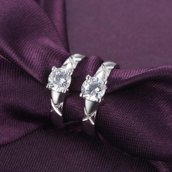 genuine 925 sterling silver color ring for men women couple lover rings zircon engagement wedding birthday valentine's day gift cluster, Golden;silver
genuine 925 sterling silver color ring for men women couple lover rings zircon engagement wedding birthday valentine's day gift cluster, Golden;silver