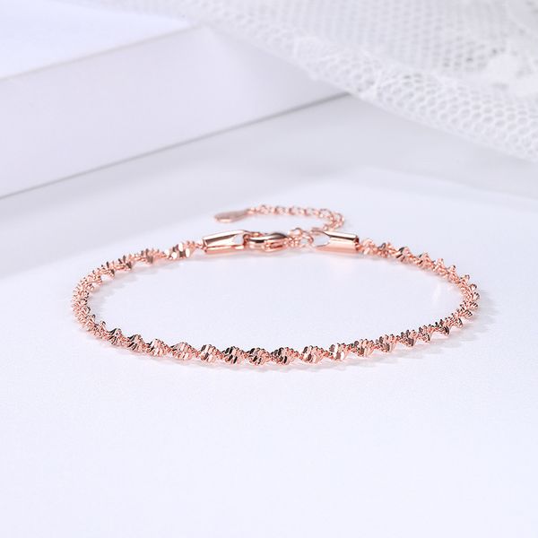 bracelet for women smooth exquisite trendy spiral wave twisted grain rose gold silver color fashion jewelry gift kbh064, Golden;silver
bracelet for women smooth exquisite trendy spiral wave twisted grain rose gold silver color fashion jewelry gift kbh064, Golden;silver