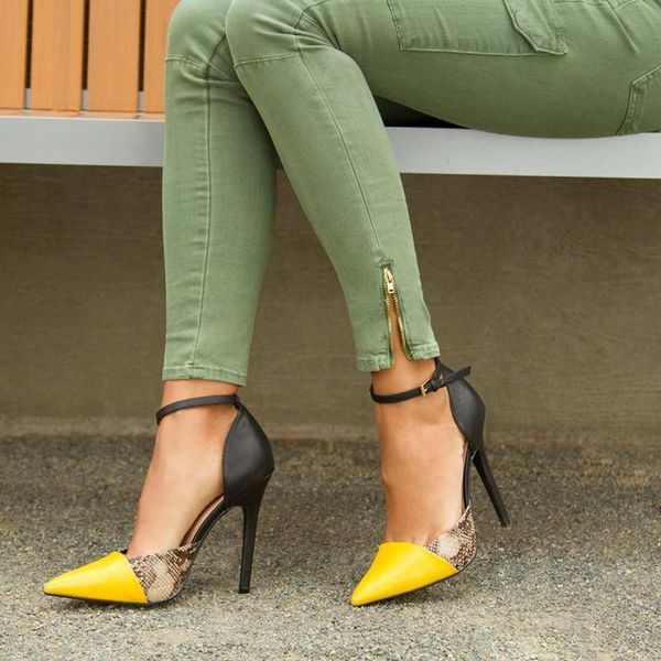 shoes.fashion novelty women's shoes,, color combination of leather, 11 cm high-heeled shoes, pointed toe pumps.size:34-45 dress shoes, Black
shoes.fashion novelty women's shoes,, color combination of leather, 11 cm high-heeled shoes, pointed toe pumps.size:34-45 dress shoes, Black