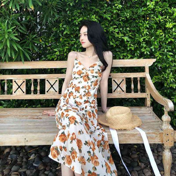 summer maxi women beach party dress printed sleeveless v-neck sling long dresses, Black;gray
summer maxi women beach party dress printed sleeveless v-neck sling long dresses, Black;gray