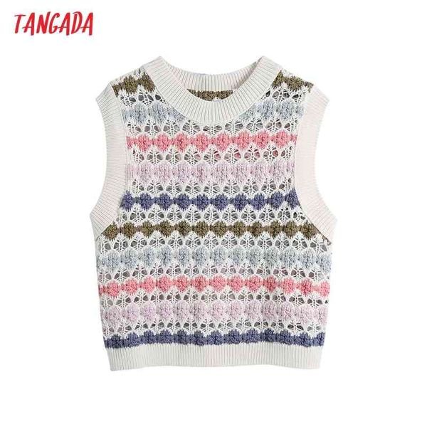 women vintage striped hollow out crop knitted vest v neck sweater sleeveless female waistcoat be577 210416, White;black
women vintage striped hollow out crop knitted vest v neck sweater sleeveless female waistcoat be577 210416, White;black