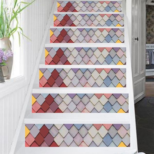 carpets six pieces of step stair sticker rhombus pattern renovation waterproof self adhesive wall decal
carpets six pieces of step stair sticker rhombus pattern renovation waterproof self adhesive wall decal