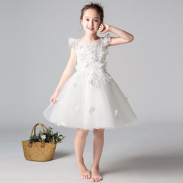 girl's dresses white lace princess dress for birthday party wedding beaded appliques tulle ball gown elegant formal girl first communio, Red;yellow
girl's dresses white lace princess dress for birthday party wedding beaded appliques tulle ball gown elegant formal girl first communio, Red;yellow