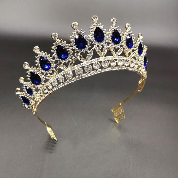 hair clips & barrettes crown ornament bridal wedding accessories simple alloy blue crystal dress jewelry ea, Golden;silver
hair clips & barrettes crown ornament bridal wedding accessories simple alloy blue crystal dress jewelry ea, Golden;silver