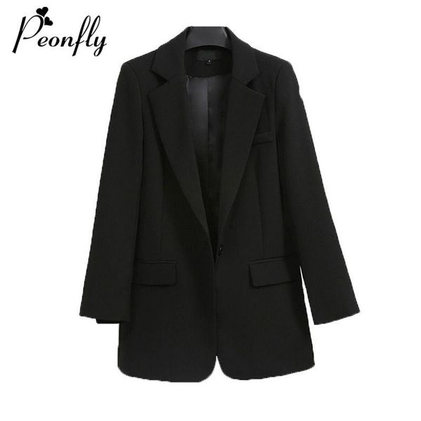 casual single button women blazer jacket notched collar female jackets fashion black suits outwear 2021 autumn coat women's & blazers, White;black
casual single button women blazer jacket notched collar female jackets fashion black suits outwear 2021 autumn coat women's & blazers, White;black