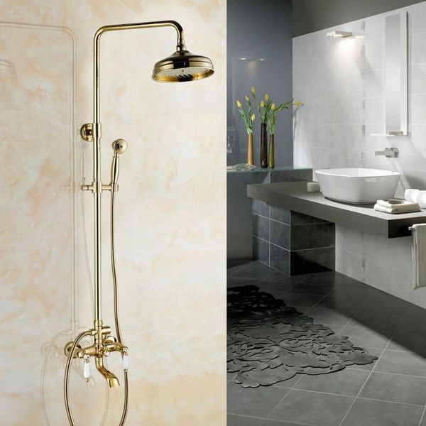 shower faucets gold brass bathroom mixer tap faucet set rain head round wall mounted bathtub agf361 sets
shower faucets gold brass bathroom mixer tap faucet set rain head round wall mounted bathtub agf361 sets