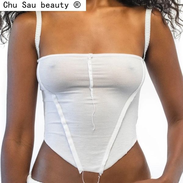fashion personality stitching camisole women's summer slim and thin design halter chic pure color 210508, White
fashion personality stitching camisole women's summer slim and thin design halter chic pure color 210508, White