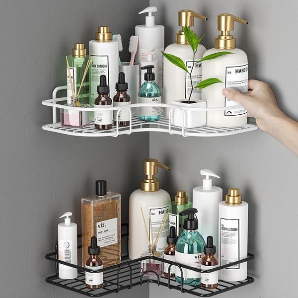 bath accessory set bathroom non-perforated corner racks, toilet toiletries, iron art storage kitchen triangle racks
bath accessory set bathroom non-perforated corner racks, toilet toiletries, iron art storage kitchen triangle racks
