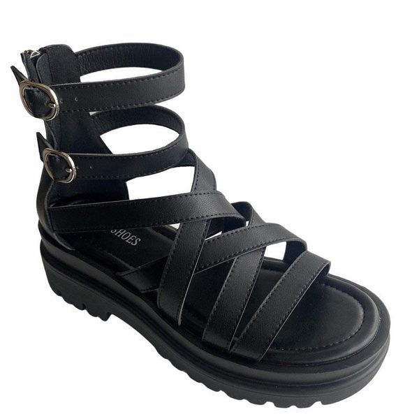 platform sandals summer 2021casual roman high-beach shoe with a british style hollow punk goth shoes dress, Black
platform sandals summer 2021casual roman high-beach shoe with a british style hollow punk goth shoes dress, Black