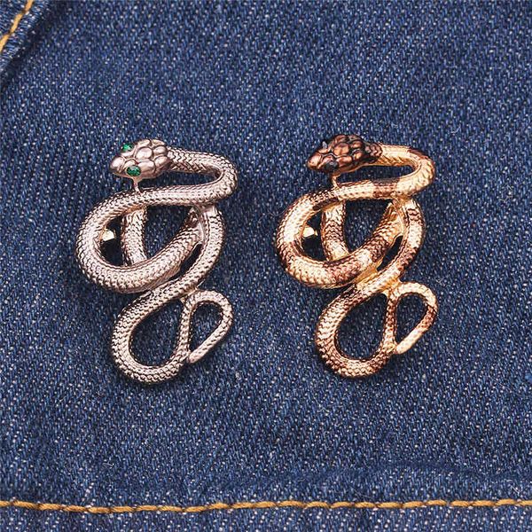 fashion metal cobra brooch multicolor monochrome two crystal lapel benim jacket retro pin men and women animal accessories gift, Gray
fashion metal cobra brooch multicolor monochrome two crystal lapel benim jacket retro pin men and women animal accessories gift, Gray