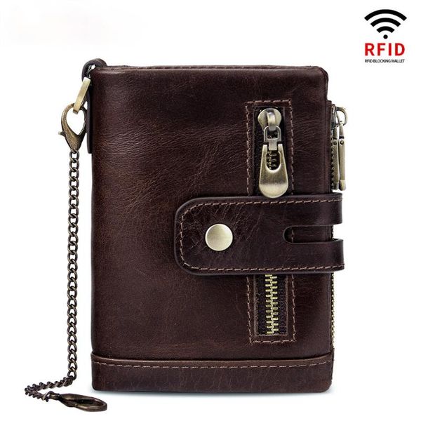wallets men's leather rfid anti-theft brushed wallet multi-card slot crazy horse retro money, Red;black
wallets men's leather rfid anti-theft brushed wallet multi-card slot crazy horse retro money, Red;black