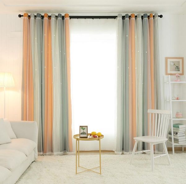 curtain & drapes nordic style curtains for bedroom color stripe hollow star high precision printed cloth white tulle
curtain & drapes nordic style curtains for bedroom color stripe hollow star high precision printed cloth white tulle