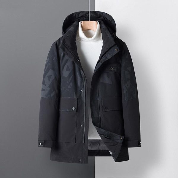 men's down & parkas brand winter jackets for men hooded camoufalge jacket warm 90% white duck coats male, Black
men's down & parkas brand winter jackets for men hooded camoufalge jacket warm 90% white duck coats male, Black