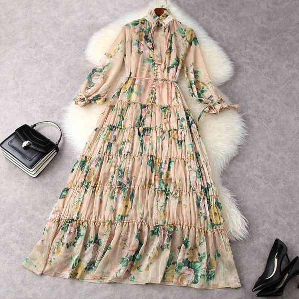 casual dresses women floor length maxi dress designer ruffles bow collar elegant long sleeve floral print chiffon summer beach dresses v8fx, Black;gray
casual dresses women floor length maxi dress designer ruffles bow collar elegant long sleeve floral print chiffon summer beach dresses v8fx, Black;gray