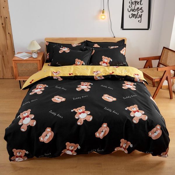 bedding sets yellow black cartoon bear comforter set fashion king twin size bed linen duvet cover kids child gifts
bedding sets yellow black cartoon bear comforter set fashion king twin size bed linen duvet cover kids child gifts