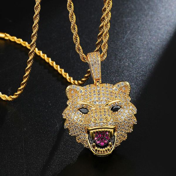 pendant necklaces hip hop jewelry iced out bling rock cubic zircon cz wolf head solid back pendants for men with tennis chain gifts, Silver
pendant necklaces hip hop jewelry iced out bling rock cubic zircon cz wolf head solid back pendants for men with tennis chain gifts, Silver