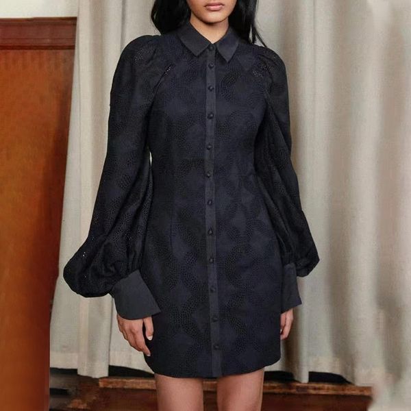 casual dresses women long sleeve embroidery shirt hollow out lantern high waist a4uk, Black;gray
casual dresses women long sleeve embroidery shirt hollow out lantern high waist a4uk, Black;gray
