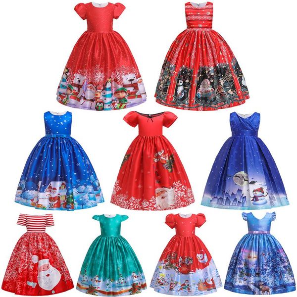 girl's dresses teens girls party for kids santa claus print ball gown clothes children clothing carnival christmas dress, Red;yellow
girl's dresses teens girls party for kids santa claus print ball gown clothes children clothing carnival christmas dress, Red;yellow