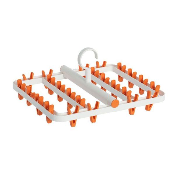 hangers & racks 24 clips folding clothes hanger multi-function windproof drying rack for underwear socks scarf storage retailsale
hangers & racks 24 clips folding clothes hanger multi-function windproof drying rack for underwear socks scarf storage retailsale