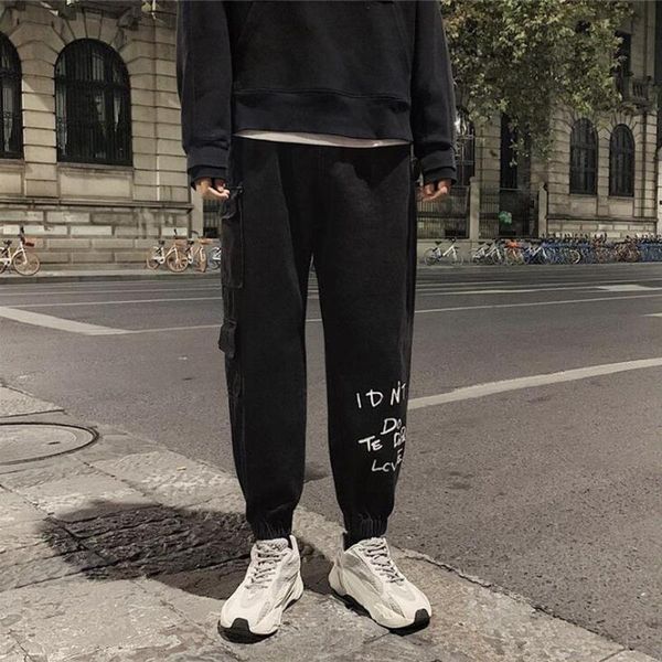 men's jeans autumn and winter korean multi pocket tooling loose hip hop leggings retro harlan fashion pants, Blue
men's jeans autumn and winter korean multi pocket tooling loose hip hop leggings retro harlan fashion pants, Blue
