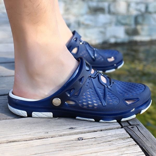 916 summer beach men's hole baotou beach shoes korean fashion casual anti sandalsslip dual purpose sandals men's shoes
916 summer beach men's hole baotou beach shoes korean fashion casual anti sandalsslip dual purpose sandals men's shoes