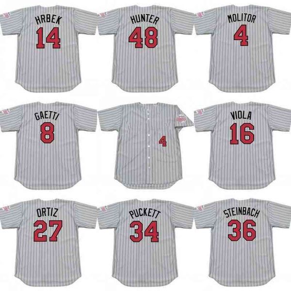 men 8 gary gaetti 4 paul molitor 16 frank viola 14 kent hrbek 36 terry steinbach 34 kirby puckett 48 torii hunter baseball jersey, Black
men 8 gary gaetti 4 paul molitor 16 frank viola 14 kent hrbek 36 terry steinbach 34 kirby puckett 48 torii hunter baseball jersey, Black