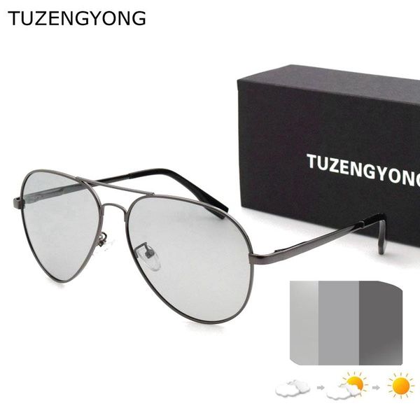 sunglasses tuzengyong trend intelligent aviation pochromic polarized men driving sun glasses uv400 male gafas de sol, White;black
sunglasses tuzengyong trend intelligent aviation pochromic polarized men driving sun glasses uv400 male gafas de sol, White;black