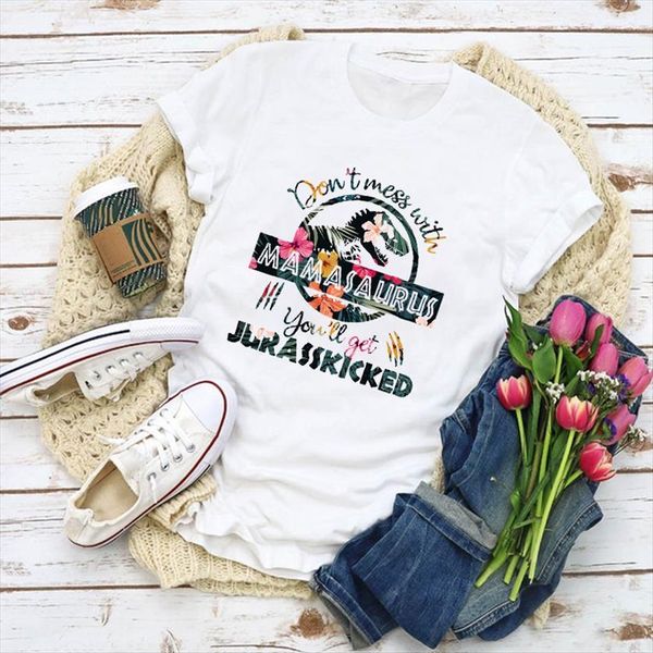 graphic mama dinosaur cartoon mom women t shirt print mother summer clothes womens clothing tee female, White
graphic mama dinosaur cartoon mom women t shirt print mother summer clothes womens clothing tee female, White