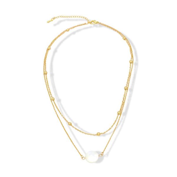 pendant necklaces fever&fashion gold choker necklace for women double layer beaded charm handmade jewelry collares de moda 2021, Silver
pendant necklaces fever&fashion gold choker necklace for women double layer beaded charm handmade jewelry collares de moda 2021, Silver