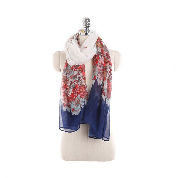 wrap autumn and winter women balinese yarn sunscreen scarf warm decoration fashion versatile shawl, Blue;gray 
wrap autumn and winter women balinese yarn sunscreen scarf warm decoration fashion versatile shawl, Blue;gray