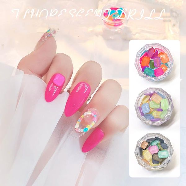 nail art decorations 3d rhinestones candy fluorescent color diy jewelry square flat-bottom decoration manicure accessories, Silver;gold
nail art decorations 3d rhinestones candy fluorescent color diy jewelry square flat-bottom decoration manicure accessories, Silver;gold