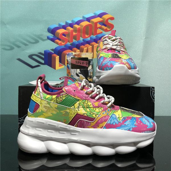 men women designer casual shoes chain reactions trainers fashion outdoor walking classic canvas leather trainer sneakers with box, Black
men women designer casual shoes chain reactions trainers fashion outdoor walking classic canvas leather trainer sneakers with box, Black