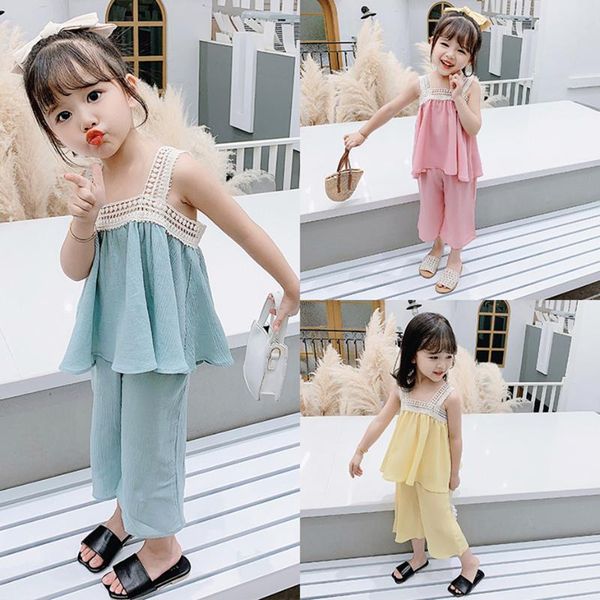 toddler girls clothing lace vest + short clothes for summer girl outfit casual style childrens sets, White
toddler girls clothing lace vest + short clothes for summer girl outfit casual style childrens sets, White