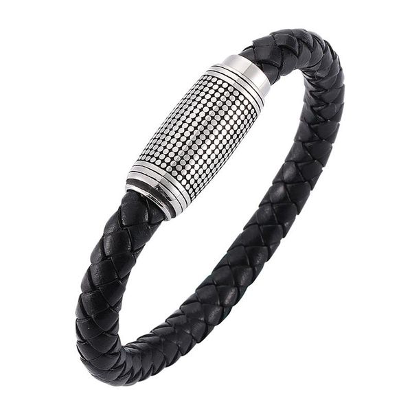 charm bracelets trendy bracelet male jewelry black braided leather hand stainless steel magnetic buckle wrist band men bangles sp0058, Golden;silver
charm bracelets trendy bracelet male jewelry black braided leather hand stainless steel magnetic buckle wrist band men bangles sp0058, Golden;silver