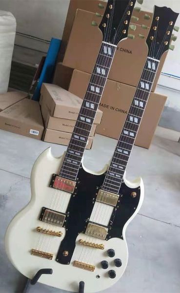 guitarra eléctrica de doble cabeza electric guitar alta calidad, yellow milk color, 12 cuerdas + 6 cuerdas,golden hardware,spot, lightning
guitarra eléctrica de doble cabeza electric guitar alta calidad, yellow milk color, 12 cuerdas + 6 cuerdas,golden hardware,spot, lightning