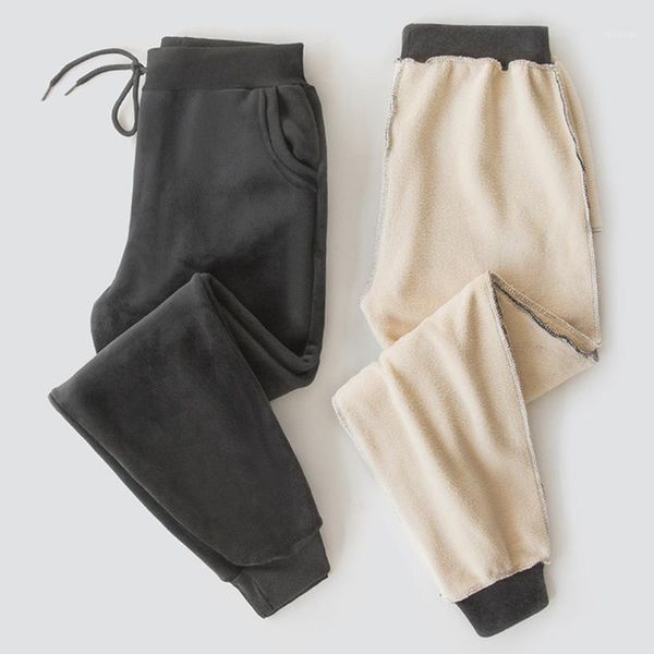 winter plush pants harajuku women casual high waist pockets lace up sweatpants streetwear korean autumn ladies trousers women's & capri, Black;white
winter plush pants harajuku women casual high waist pockets lace up sweatpants streetwear korean autumn ladies trousers women's & capri, Black;white