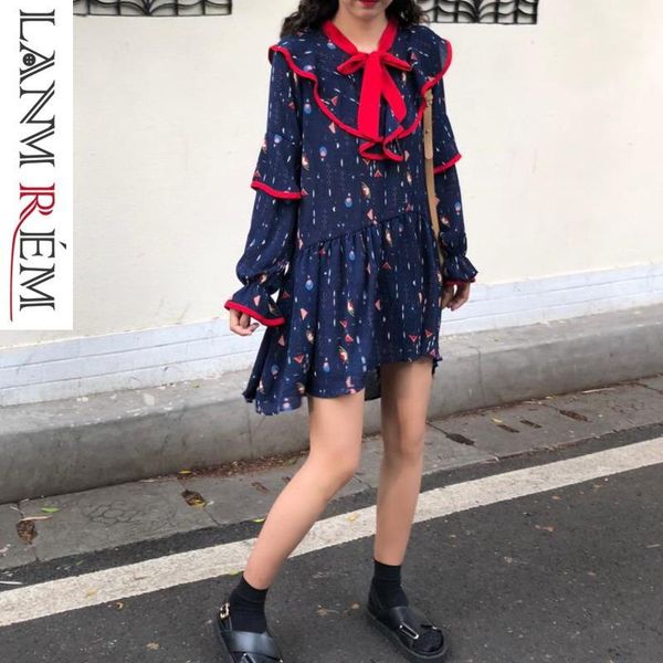 fashion tide summer women clothes printed polka dots ruffles korean styles dress pullover female wg71917l casual dresses, Black;gray
fashion tide summer women clothes printed polka dots ruffles korean styles dress pullover female wg71917l casual dresses, Black;gray