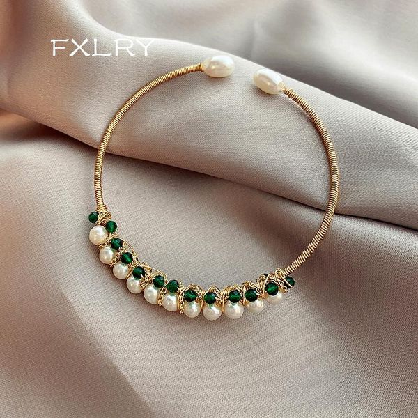 bangle fxlry original design vintage dark green pearl hand-woven adjustable opening bangles for women jewelry, Black
bangle fxlry original design vintage dark green pearl hand-woven adjustable opening bangles for women jewelry, Black