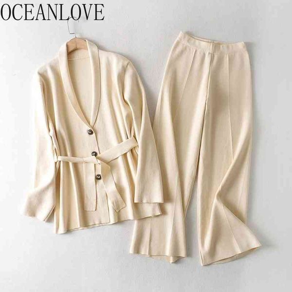 korean knitted two pieces set women casual outfits solid elegant autumn winter cardigans+ pants ropa de mujer 17953 210415, White
korean knitted two pieces set women casual outfits solid elegant autumn winter cardigans+ pants ropa de mujer 17953 210415, White