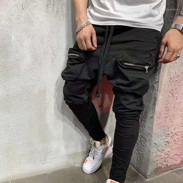 men's pants fabric drawstring harem hip-hop casual jogging fashion streetwear sportswear, Black
men's pants fabric drawstring harem hip-hop casual jogging fashion streetwear sportswear, Black
