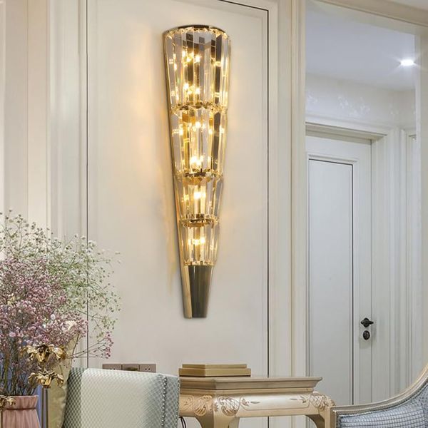 wall lamp post-modern crystal led lights gold sconce light ac110v 220v decoration indoor lighting fixture 2021
wall lamp post-modern crystal led lights gold sconce light ac110v 220v decoration indoor lighting fixture 2021