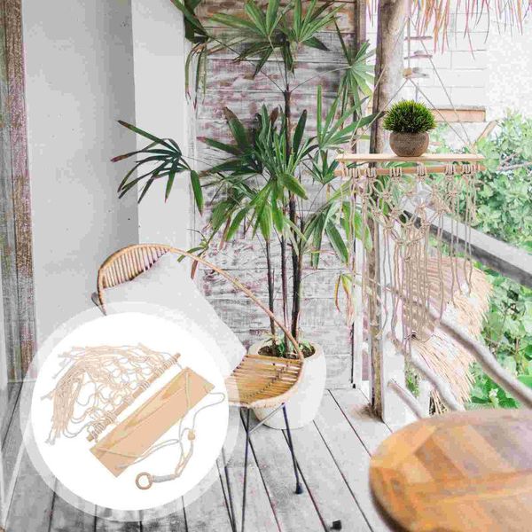 hooks & rails 1pc decorative tassels tapestry hanging shelf bohemian cotton rope woven rack
hooks & rails 1pc decorative tassels tapestry hanging shelf bohemian cotton rope woven rack