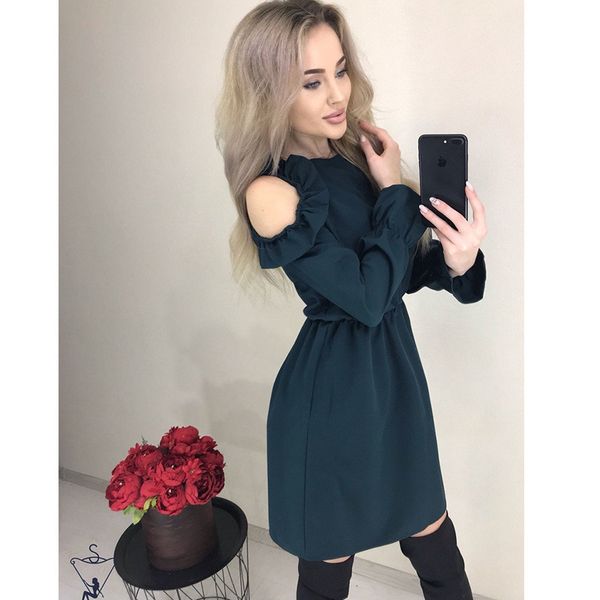 fashion dress 2021 spring temperament high mini short long sleeve age reducing waist, White;black
fashion dress 2021 spring temperament high mini short long sleeve age reducing waist, White;black