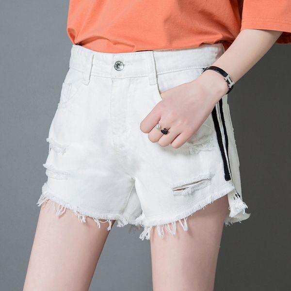 shorts 2021 summer new open wide leg women's casual shorts versatile jeans pants net red tide 0765, White;black
shorts 2021 summer new open wide leg women's casual shorts versatile jeans pants net red tide 0765, White;black