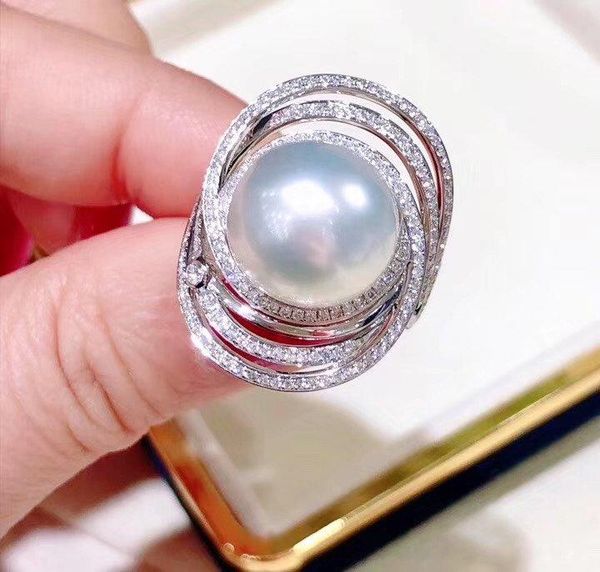 cluster rings d327 pearl ring fine jewelry 925 stelring silver natural 11-12mm fresh water white pearls female's, Golden;silver
cluster rings d327 pearl ring fine jewelry 925 stelring silver natural 11-12mm fresh water white pearls female's, Golden;silver