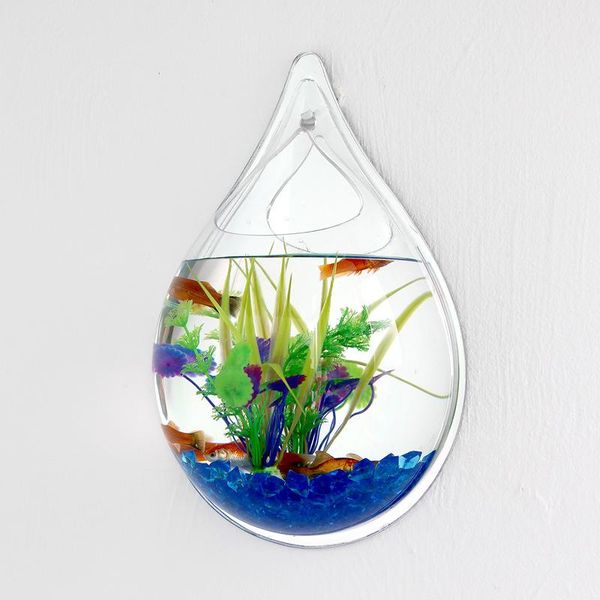 aquariums creative water drop shape fish tank wall hanging acrylic mounted bowl transparency mirror plane vase
aquariums creative water drop shape fish tank wall hanging acrylic mounted bowl transparency mirror plane vase